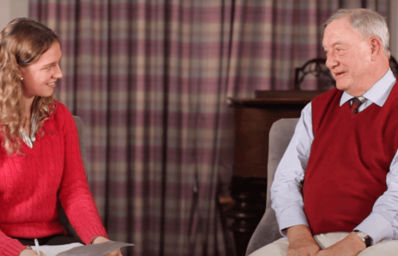 NIGEL RICH INTERVIEWED BY HEAD OF SCHOOL
