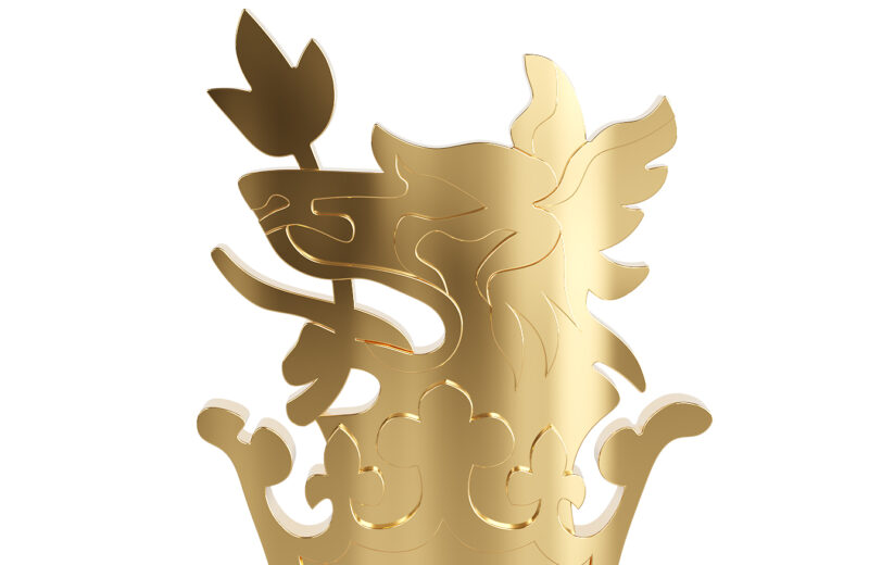 Special Wolf’s Head Lapel Pin Commissioned by Blacklock Jewellery